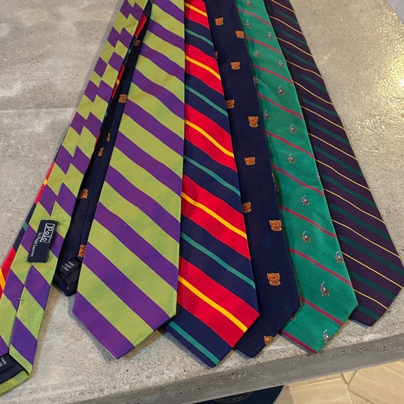 Polo by Ralph Lauren Lauren by Ralph Lauren Vibrant Striped and Patterned Ties